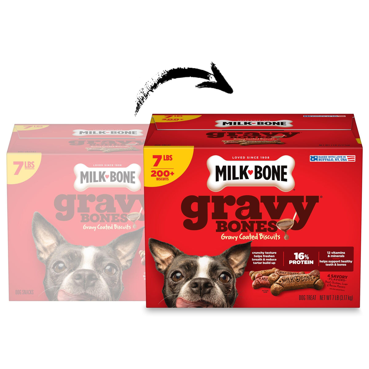 Gravy Coated Small Dog Biscuits U492