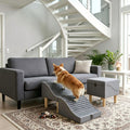Foldable Pet Stair 2-in-1 Gray E624