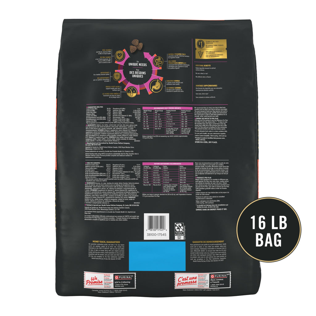 Salmon Dry Dog Food 16 lb Bag E70201