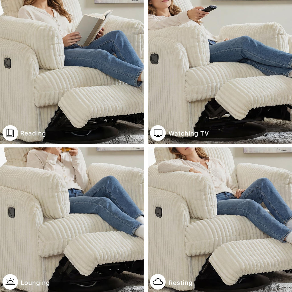 Oversized Swivel Glider Recliner K852