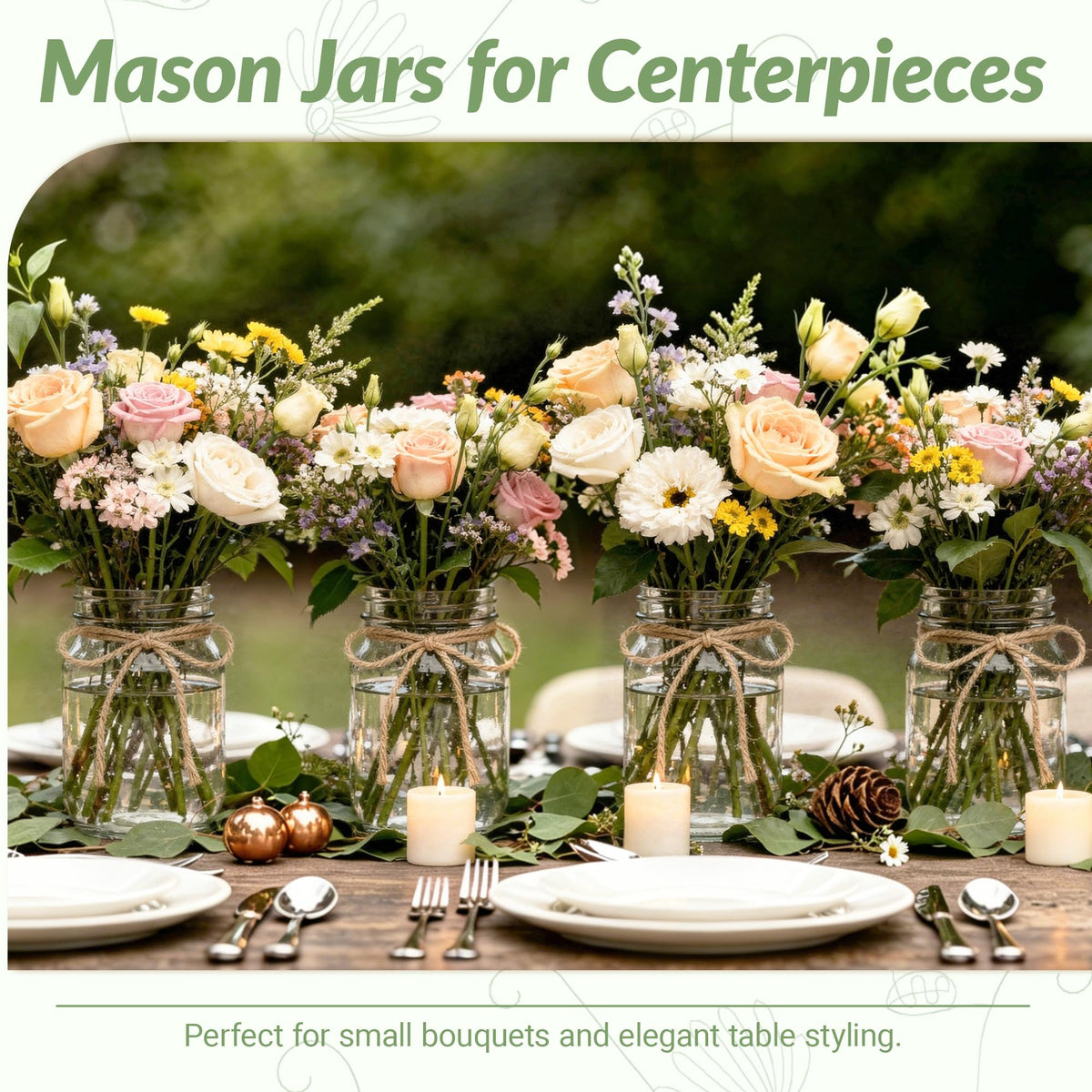 12 PCS 16oz Glass Mason Jars O1464