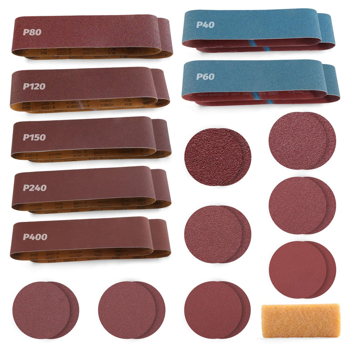 4x36 Inch Sanding Belts 31Pack M463676