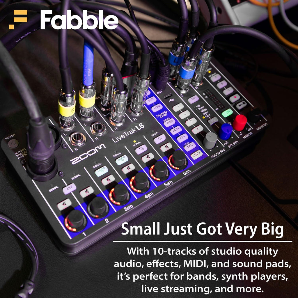 6-Channel Digital Mixer and Multitrack Recorder V31026