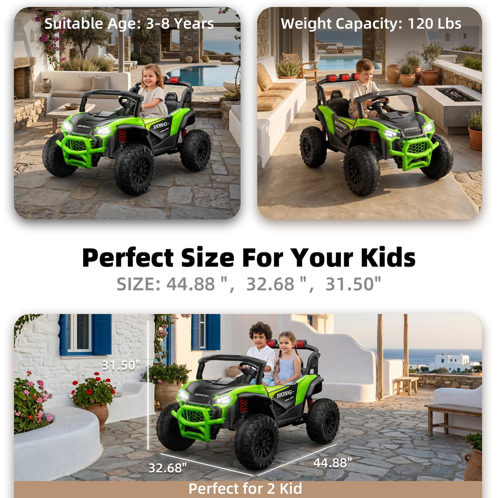 24V Two-Seater Kids UTV Off-Road Electric Car K506