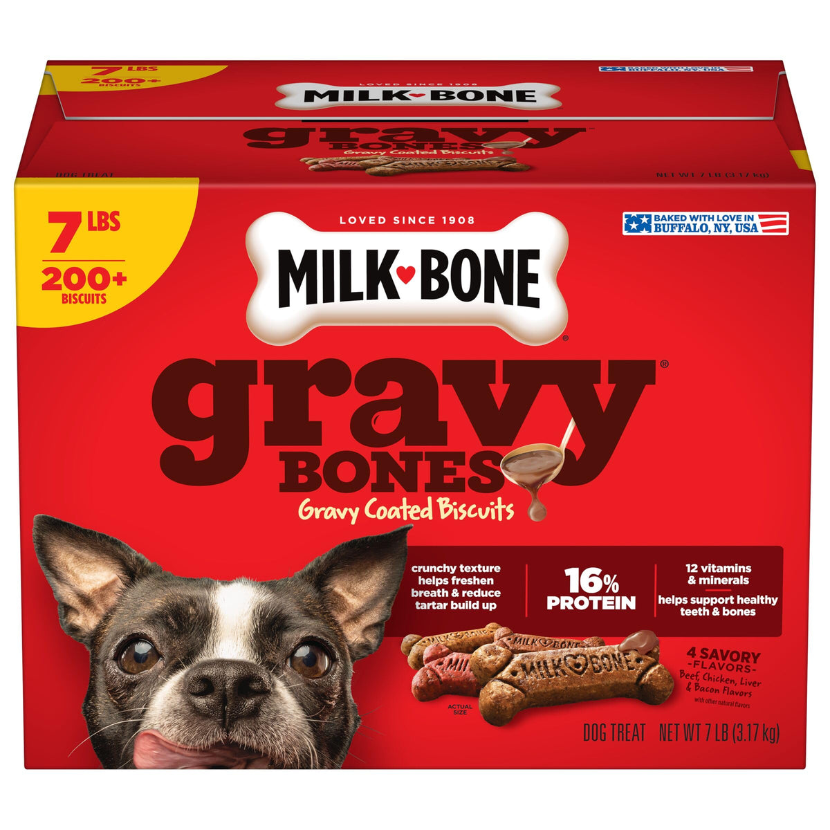 Gravy Coated Small Dog Biscuits U492