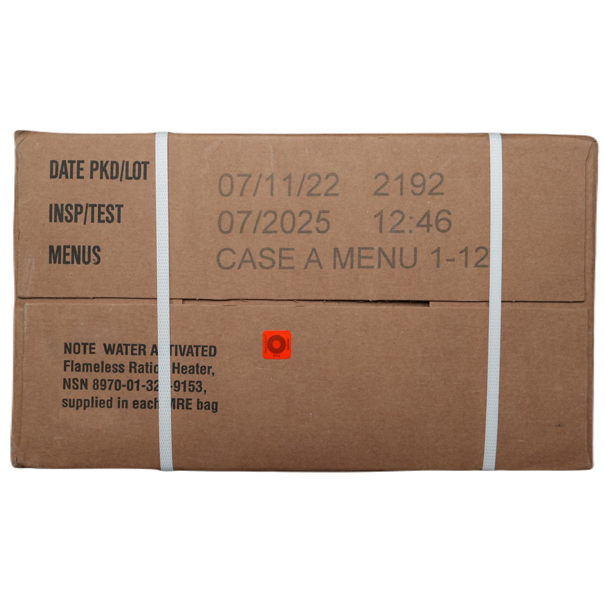 12 Pack Meals Ready to Eat with Flameless Heaters A76587
