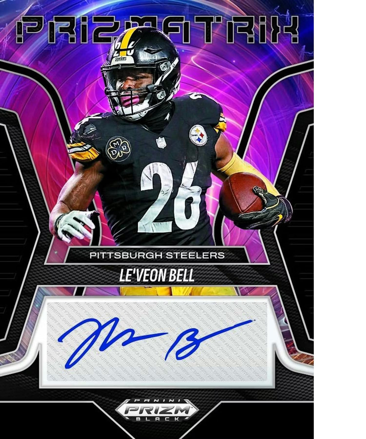2025 Panini Prizm Black Football Trading Card Box B32342
