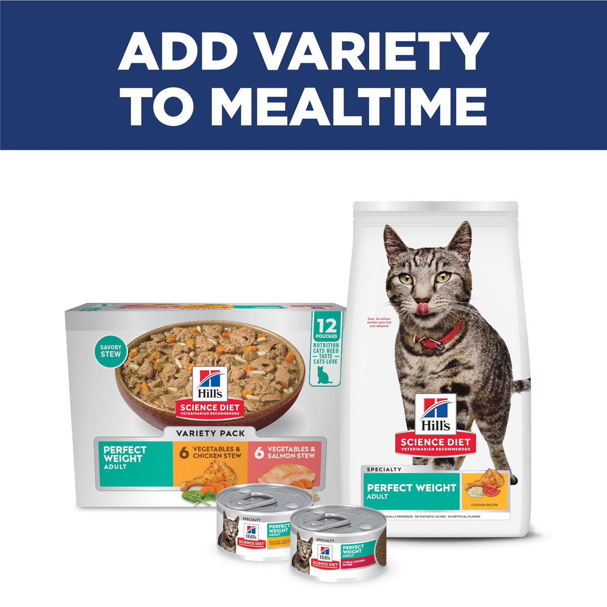 Adult Perfect Weight Dry Cat Food I685691