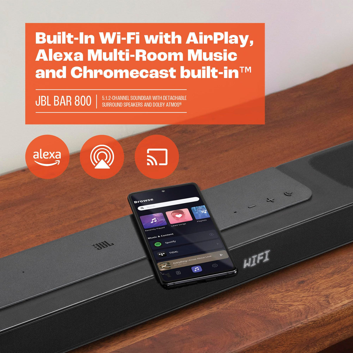 5.1.2-Channel Soundbar with Wireless Subwoofer and Dolby Atmos H633