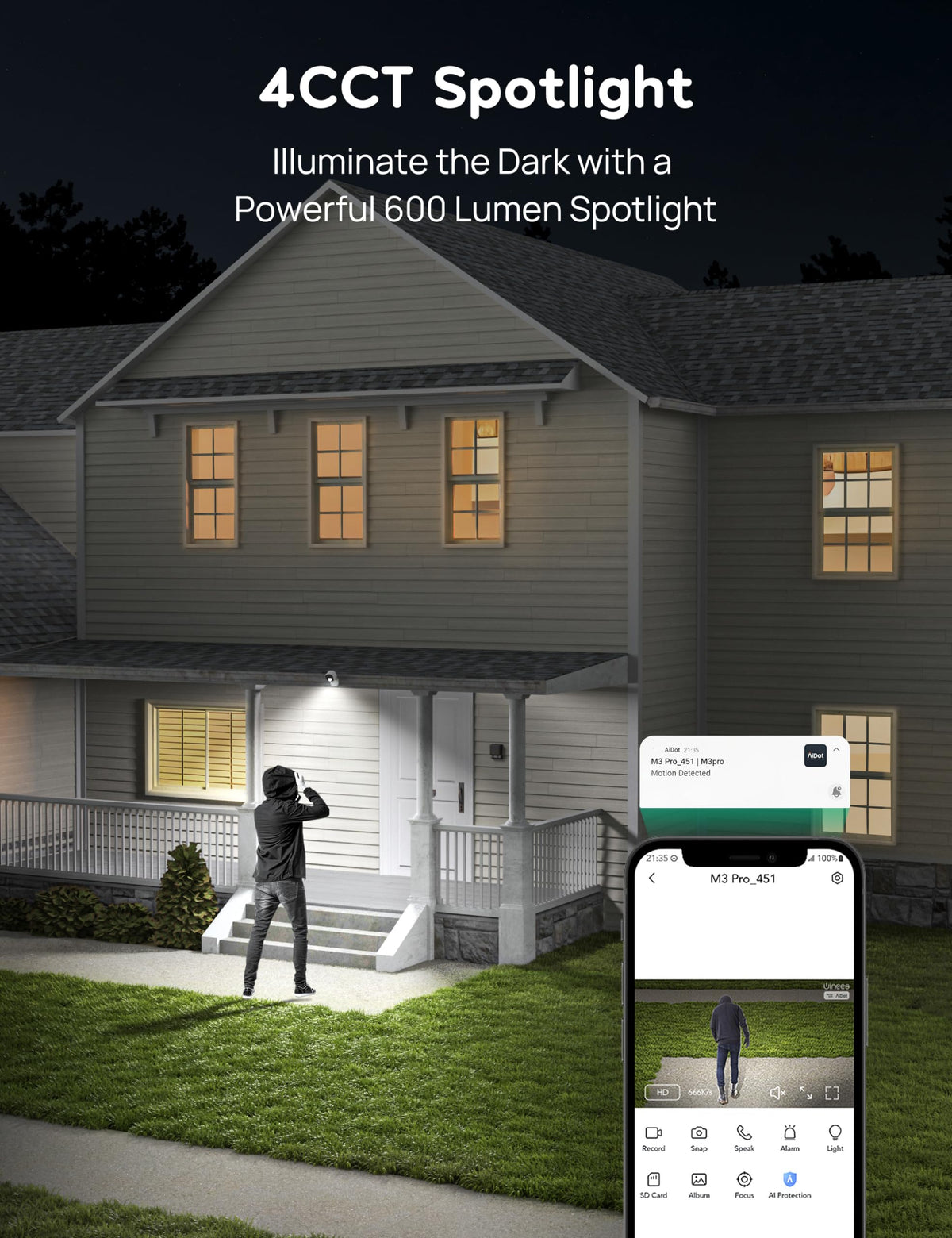 Wired 2K Wi-Fi Security Cameras S911