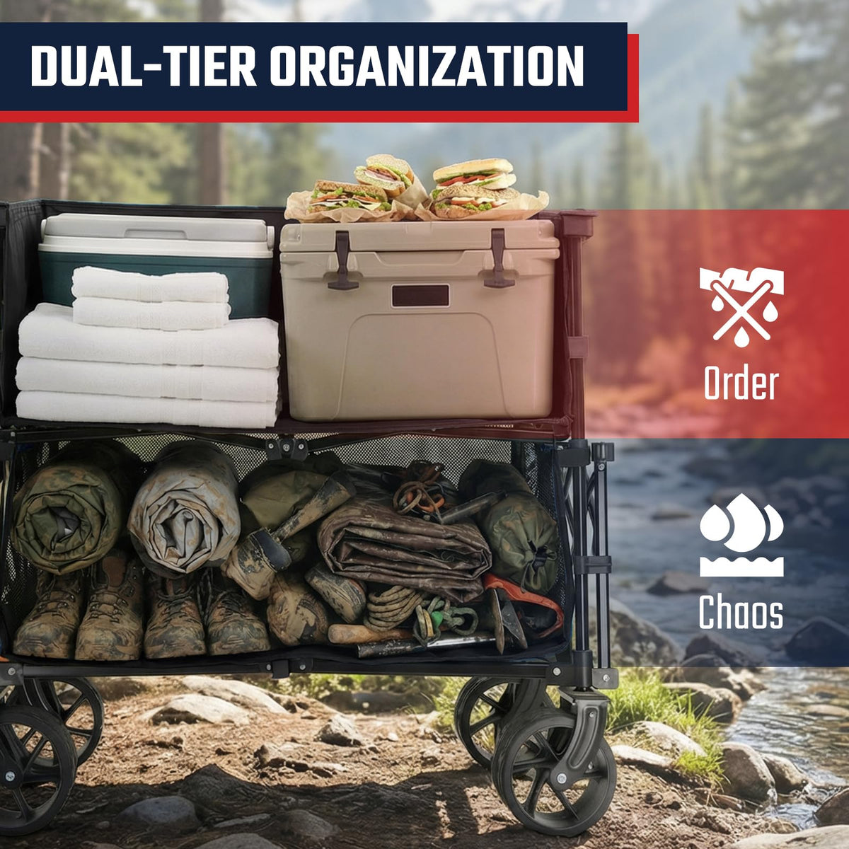 400L Double-Decker Wagon 500 lb Capacity W344522