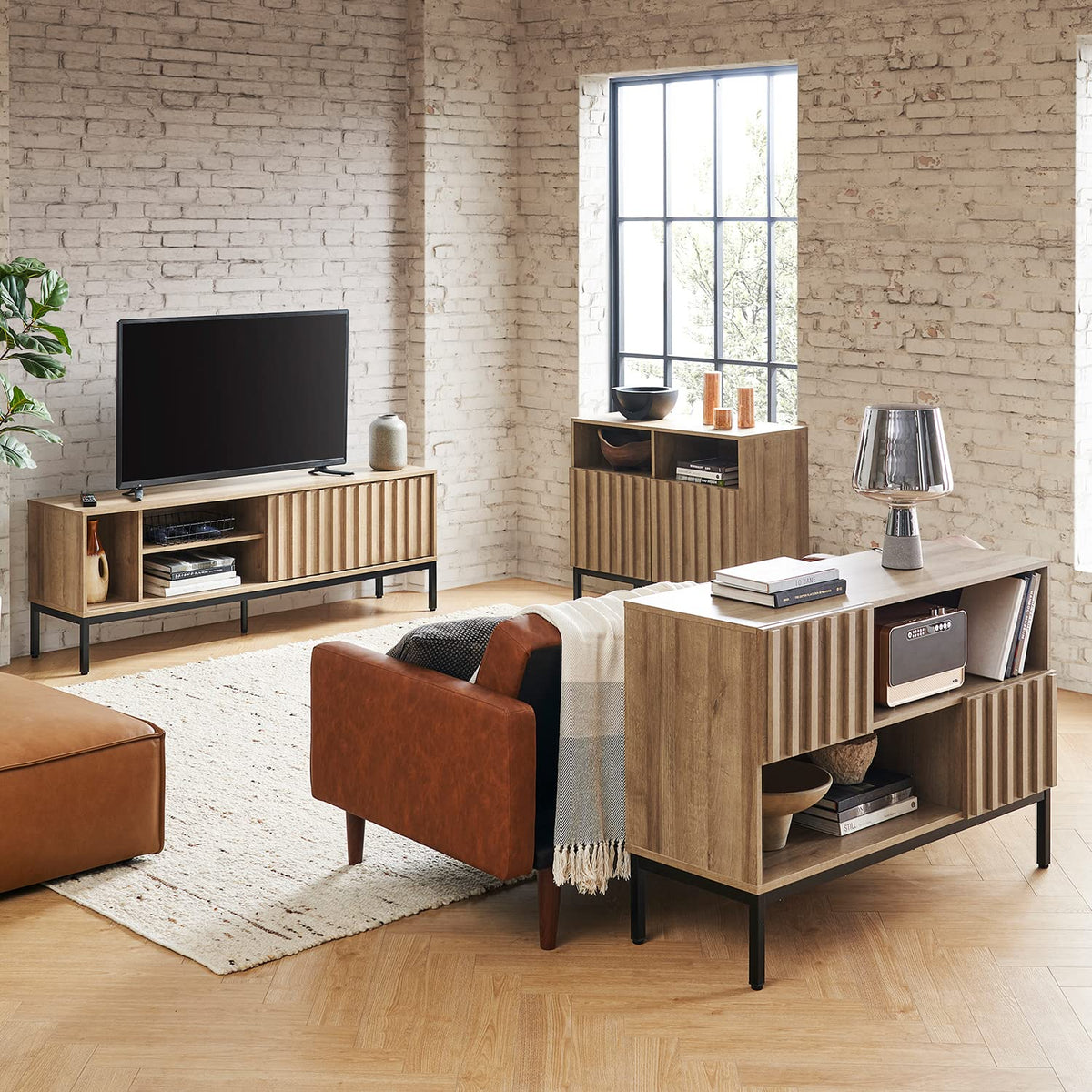Oak Storage Cabinet Sideboard X743389