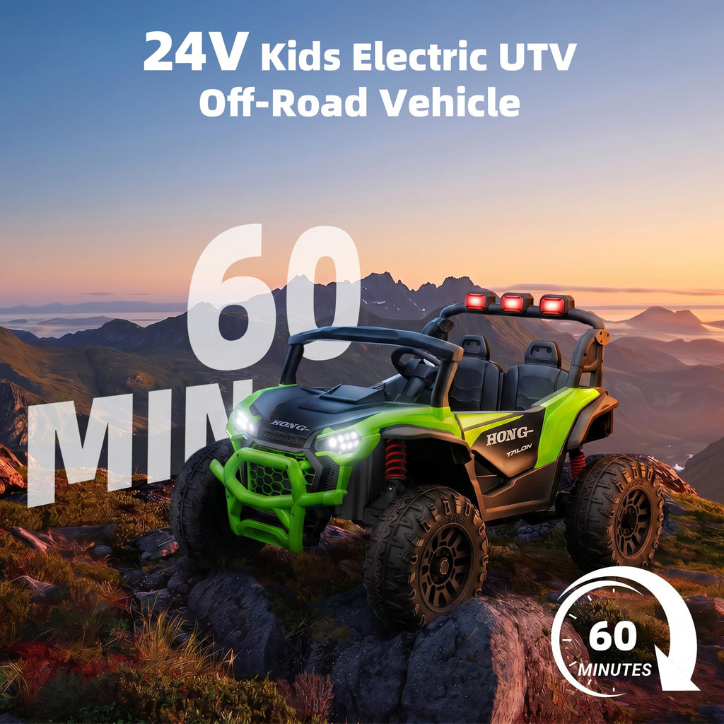 24V Two-Seater Kids UTV Off-Road Electric Car K506