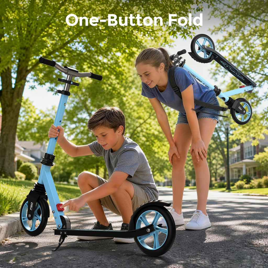 Kick Scooter with 8 Big Wheels Y7594