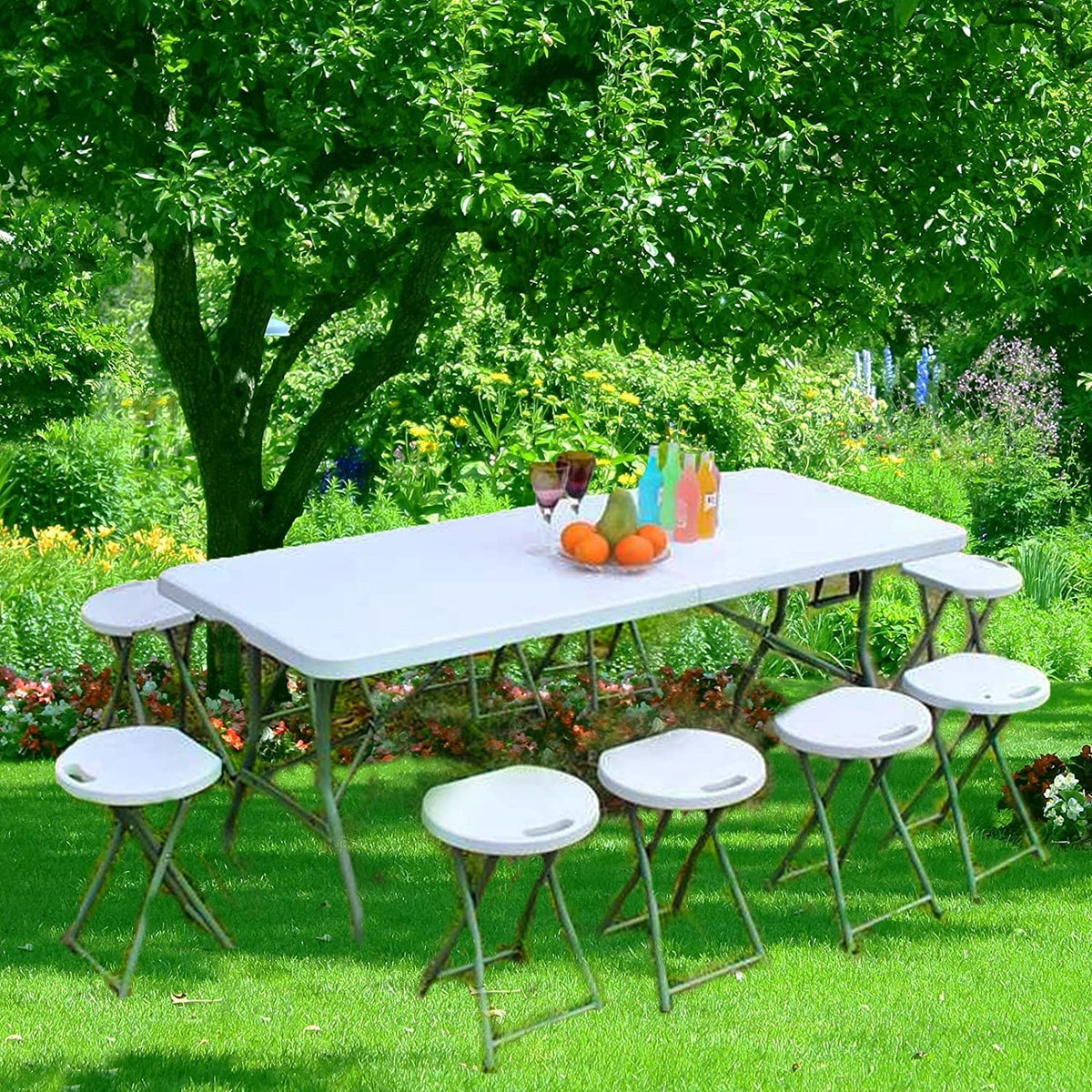 White Folding Table F47279
