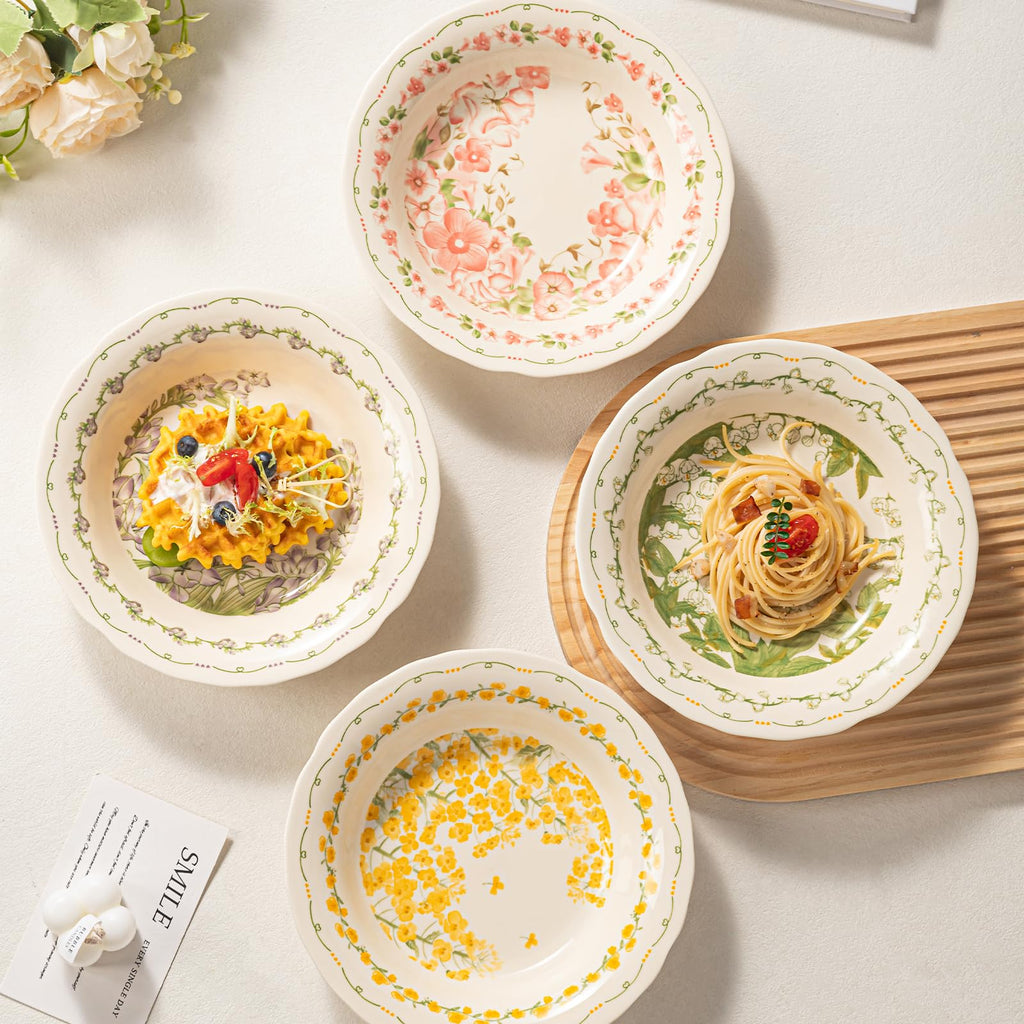 12-Piece Ceramic Dinnerware Set, Service for 4, Cream White K114415