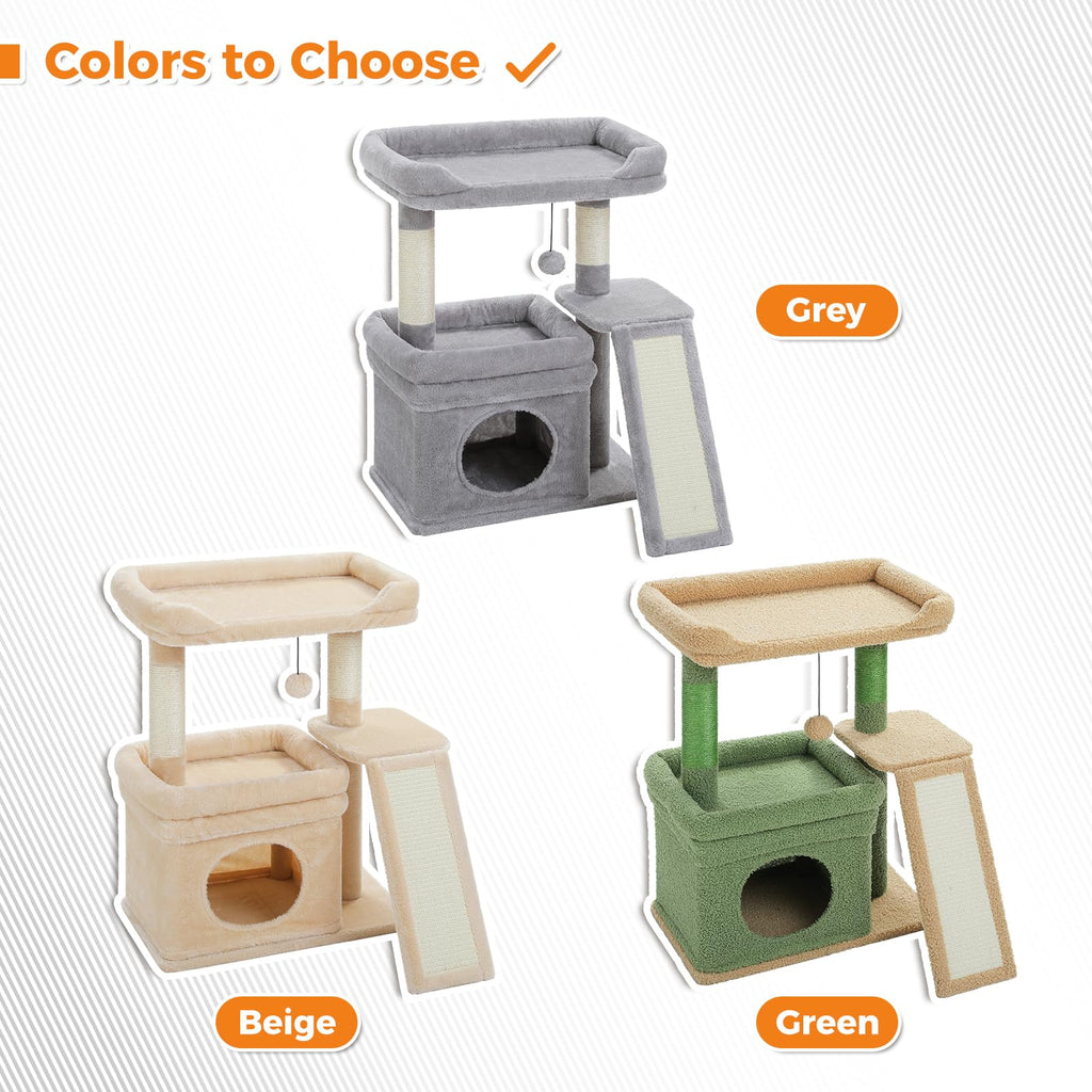 Gray Cat Tree Q5398