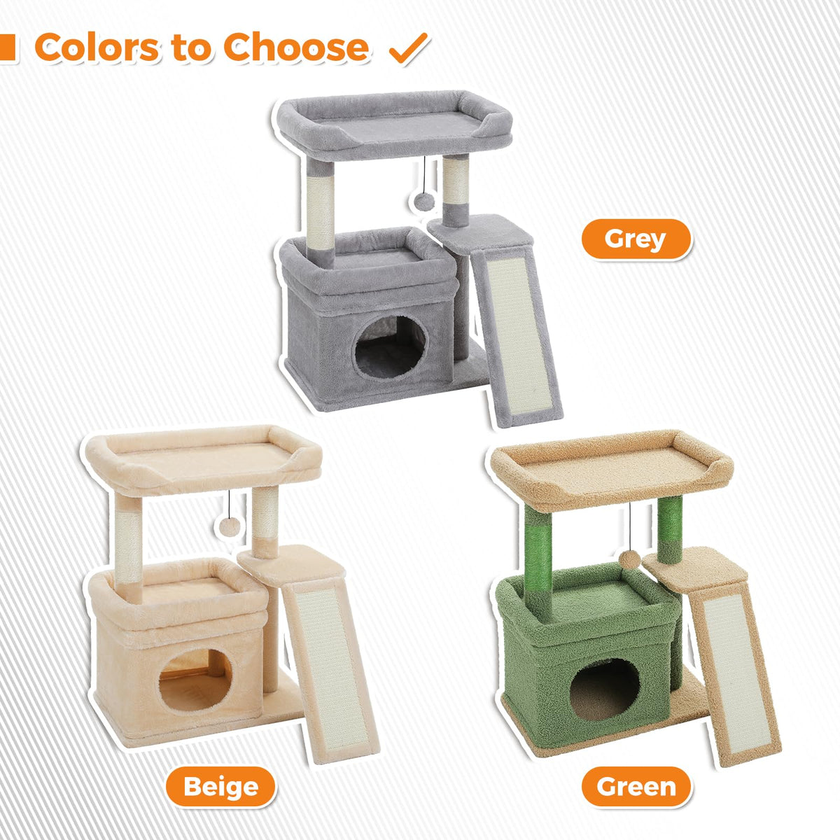 Gray Cat Tree Q5398