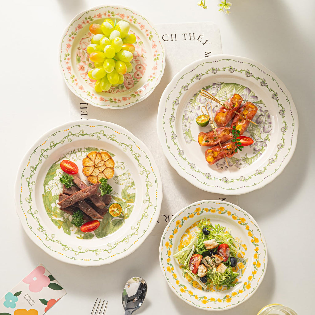 12-Piece Ceramic Dinnerware Set, Service for 4, Cream White K114415