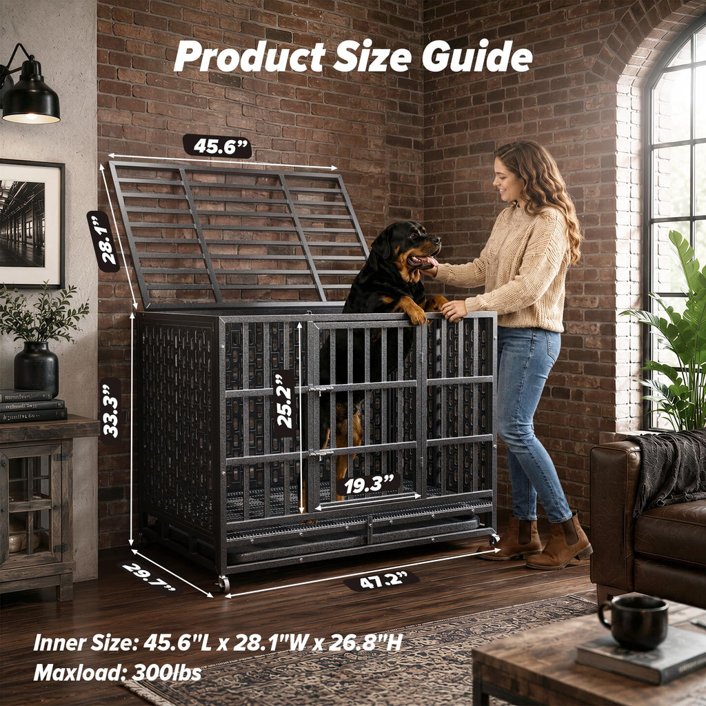 48 Inch Heavy Duty Dog Crate F749137