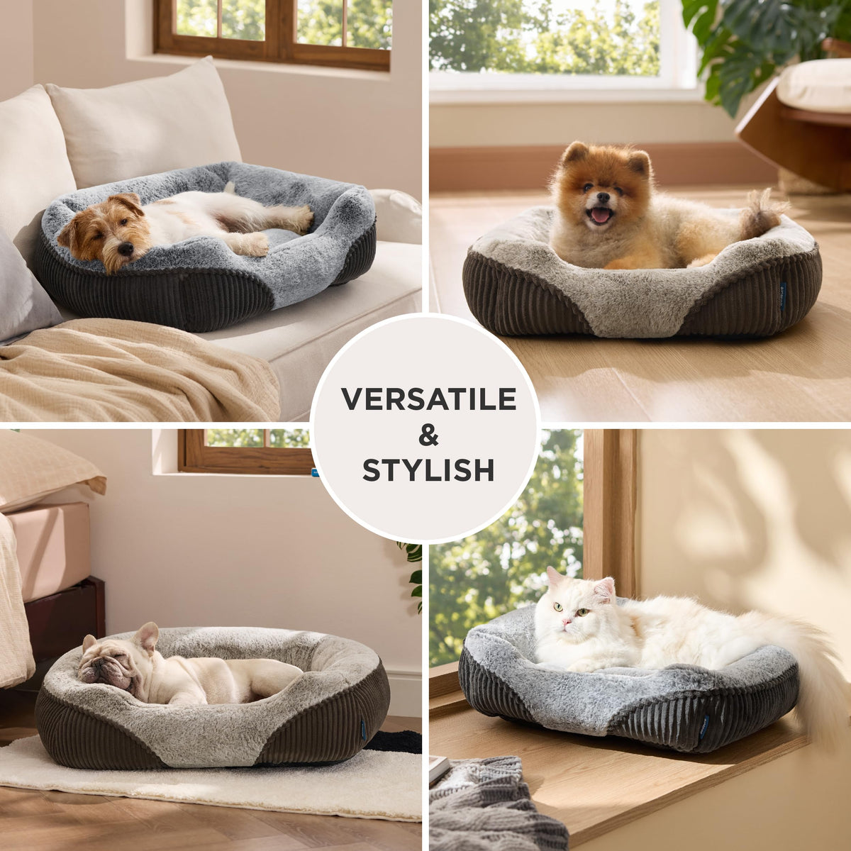 Washable Dog Bed Small Medium Size 25x21x7in R84351