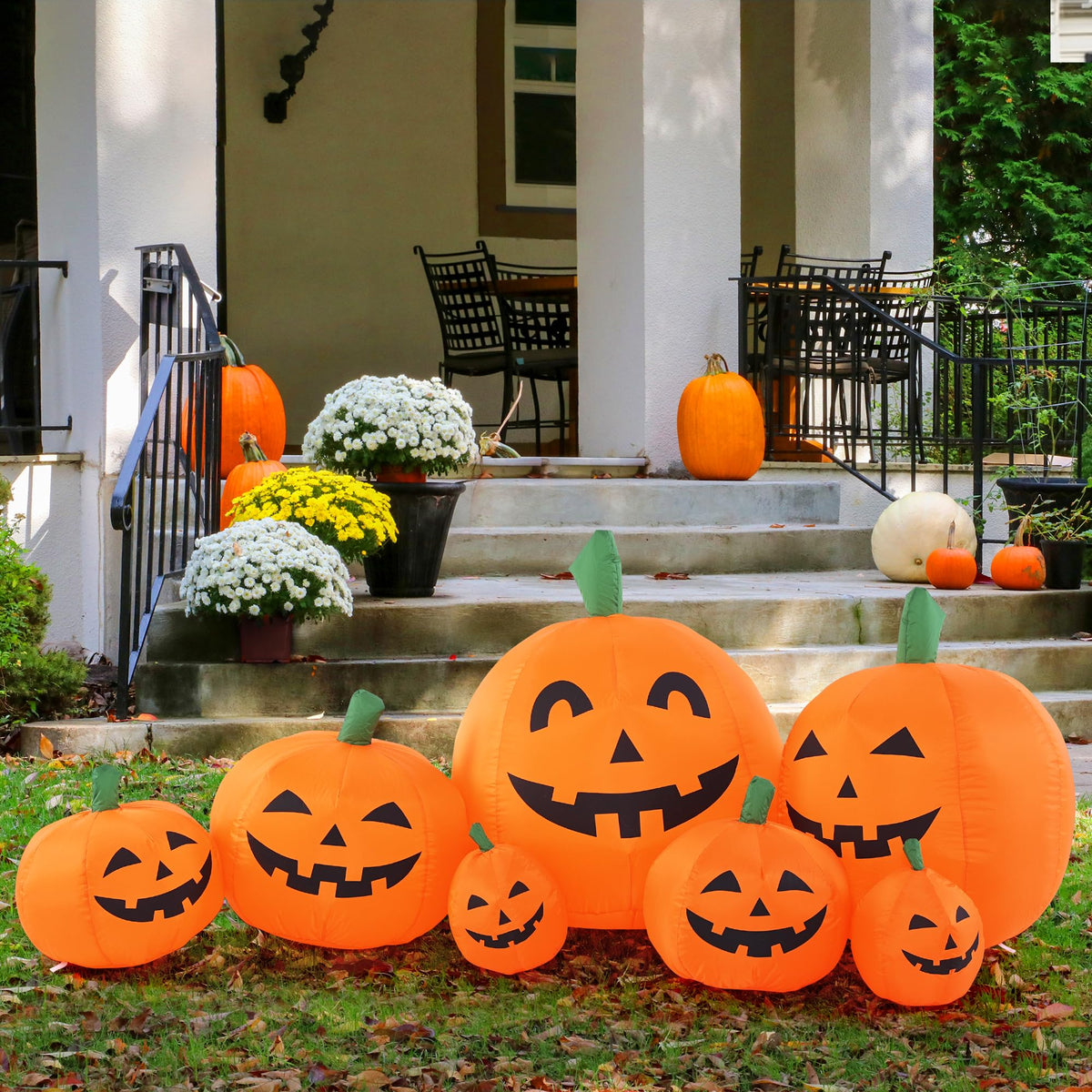 7.5FT Inflatable Outdoor Decoration Pumpkin Z829