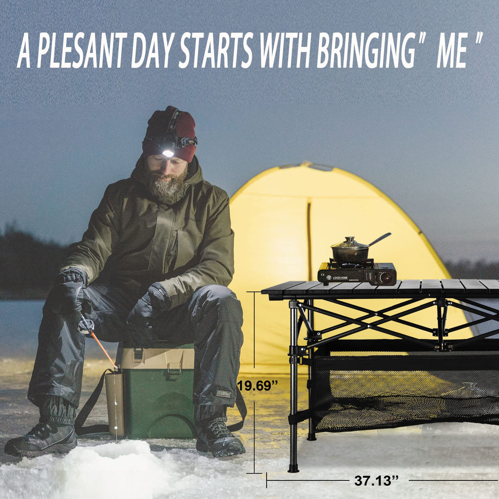 Lightweight Aluminum Folding Camping Table with Carrying Bag M278