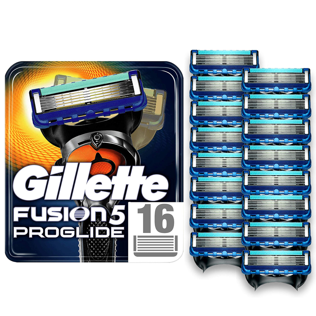 Razor Blades with Precision Trimmer, Pack of 16 X372